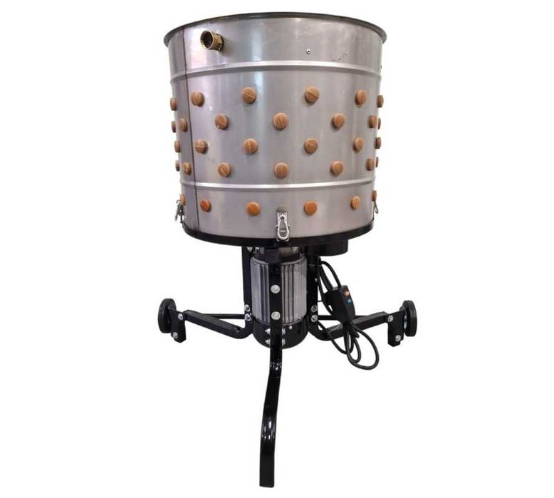 Deplumator electric păsări 6 kg – Model 1100 cu sistem de stropire