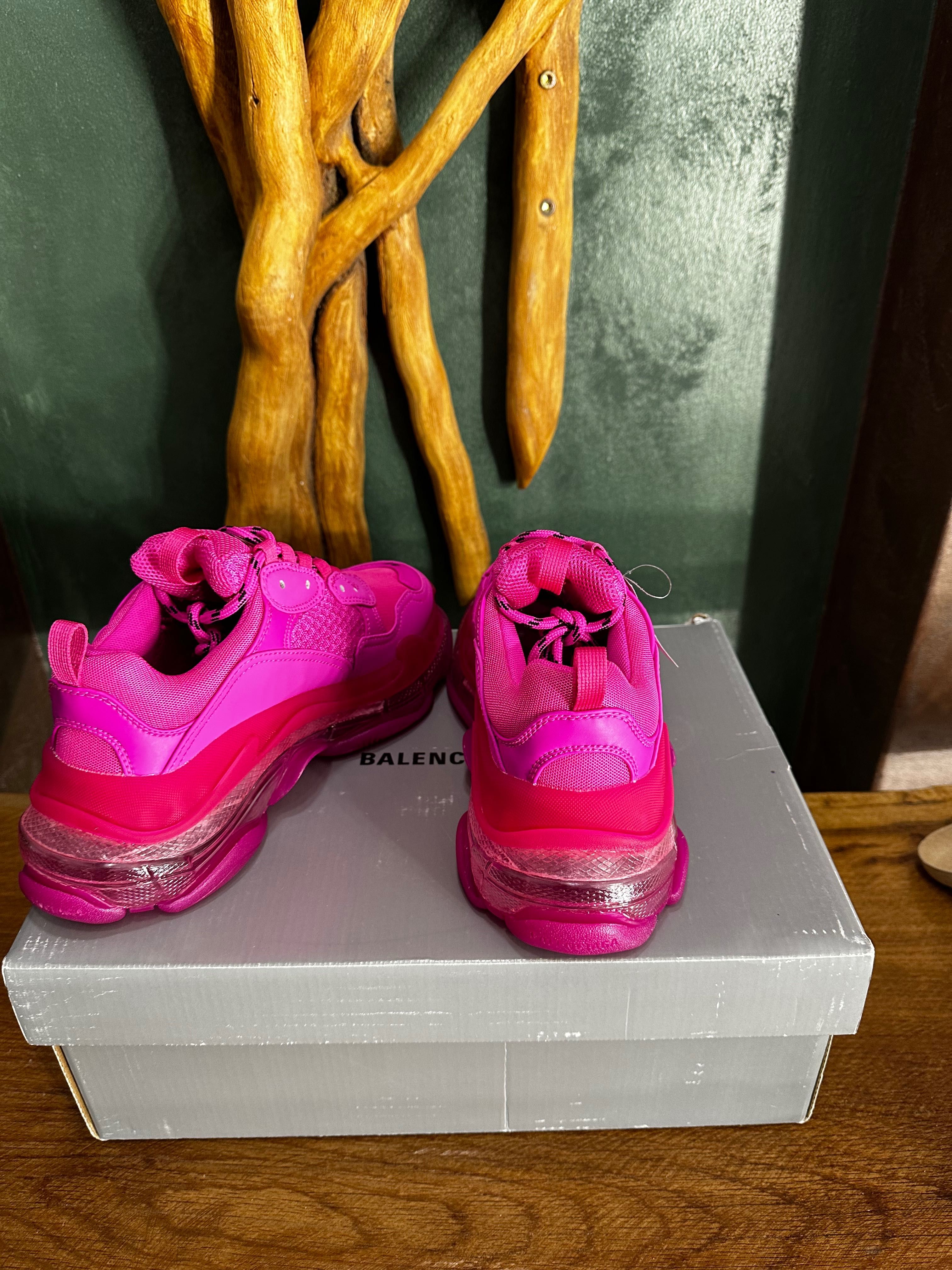 Balenciaga Triple S neon pink 37 номер