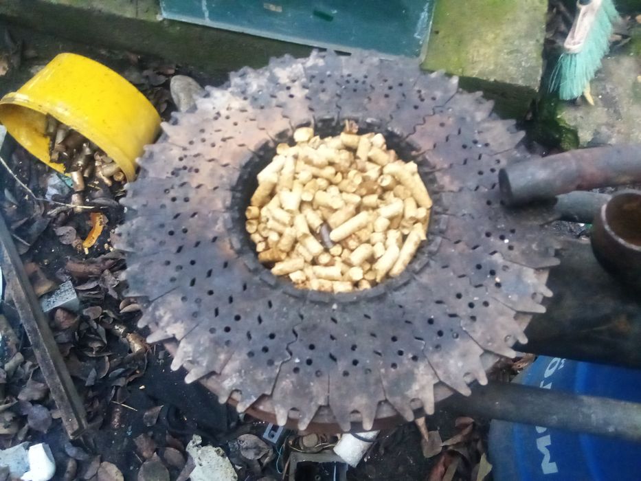 Cap arzător peleți centrala termică