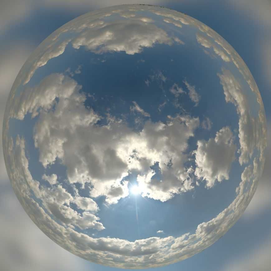 HDRI VFX Mirror ball 12” - 30 cm (зеркальный шар металл)