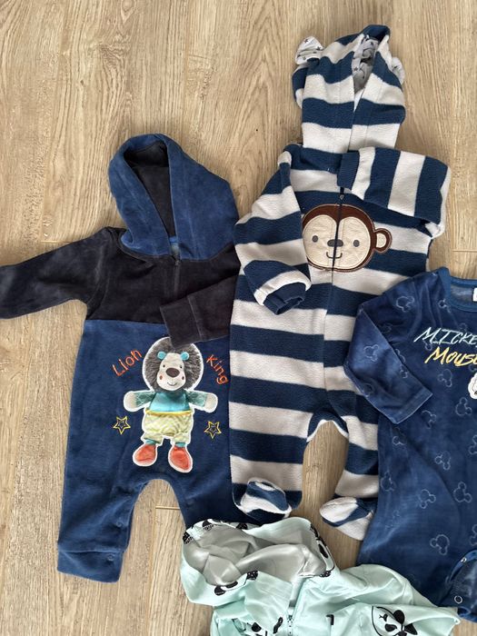 Бебешки ромпъри 7 бр, размер 68