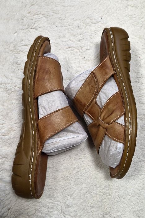 Saboți din piele, damă