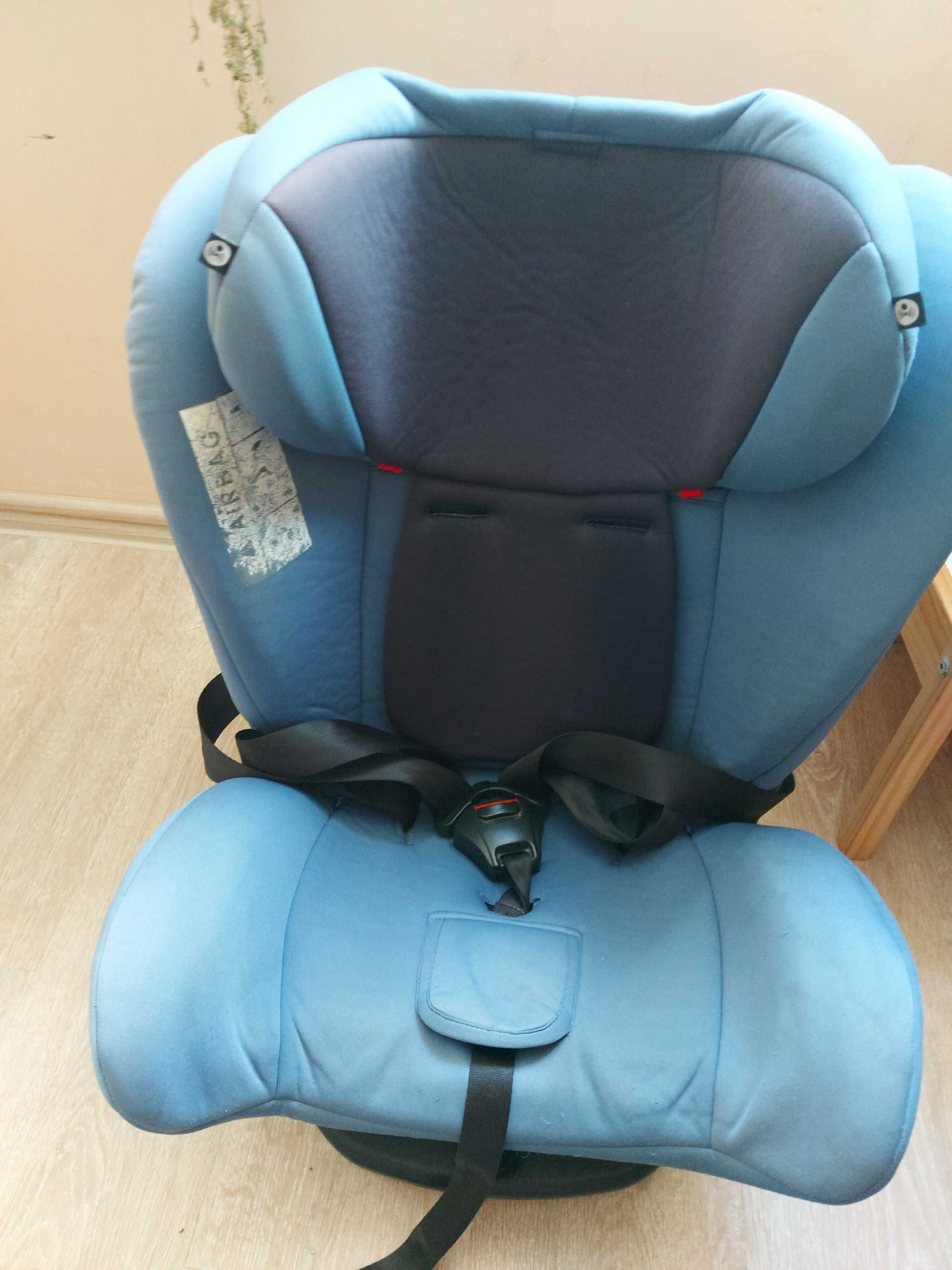 Туити Синьо столче за кола с Isofix, въртящо се на 360 градуса
