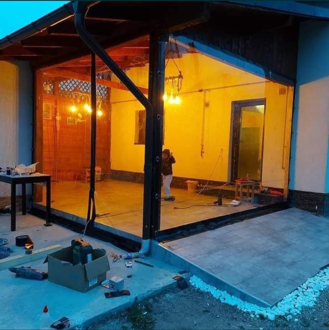 Folie terase și foisoare,  folie terasa transparenta