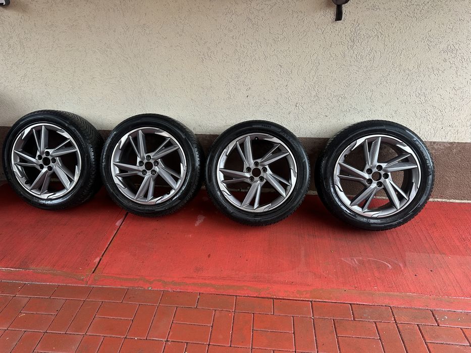Jante Ds7, peugeot, citroen, 235 50 R19 cu anvelope Hankook All season