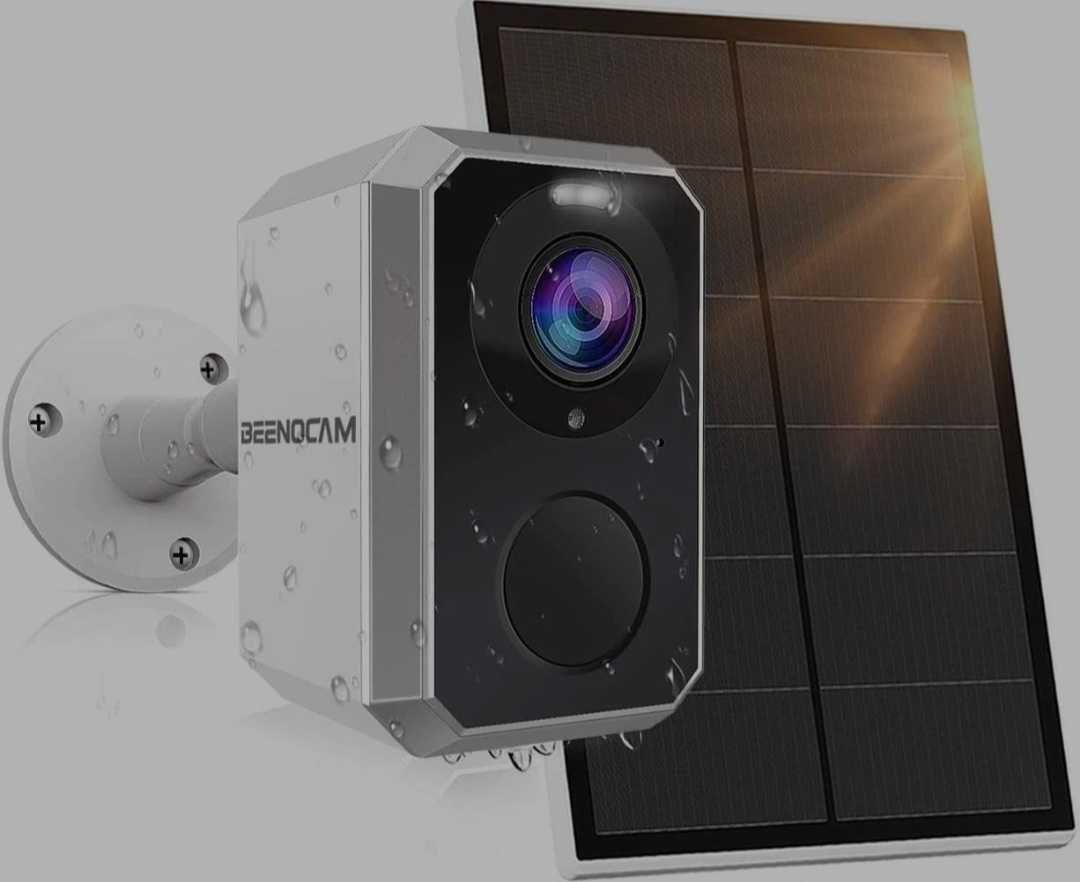 BEENOCAM D5-Pro 3MP 2K соларна външна WiFi охранителна камера