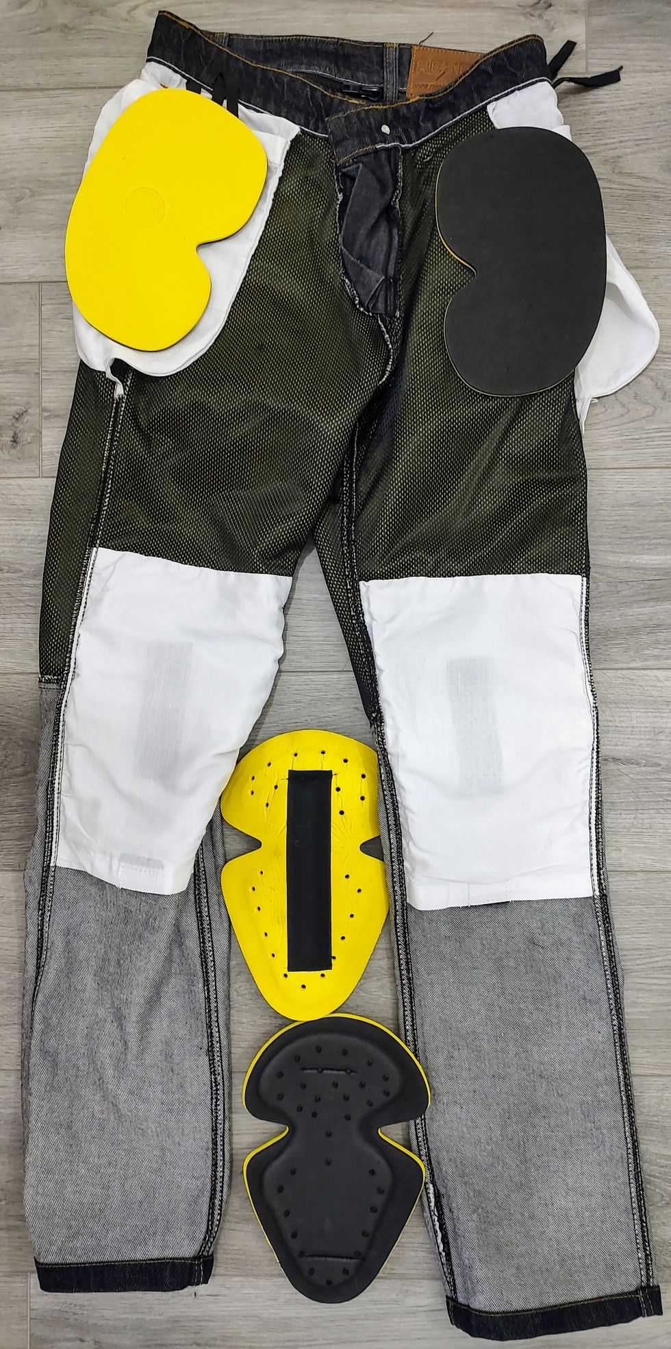 Blugi moto protecții & kevlar, Rexel, XS/W28L34