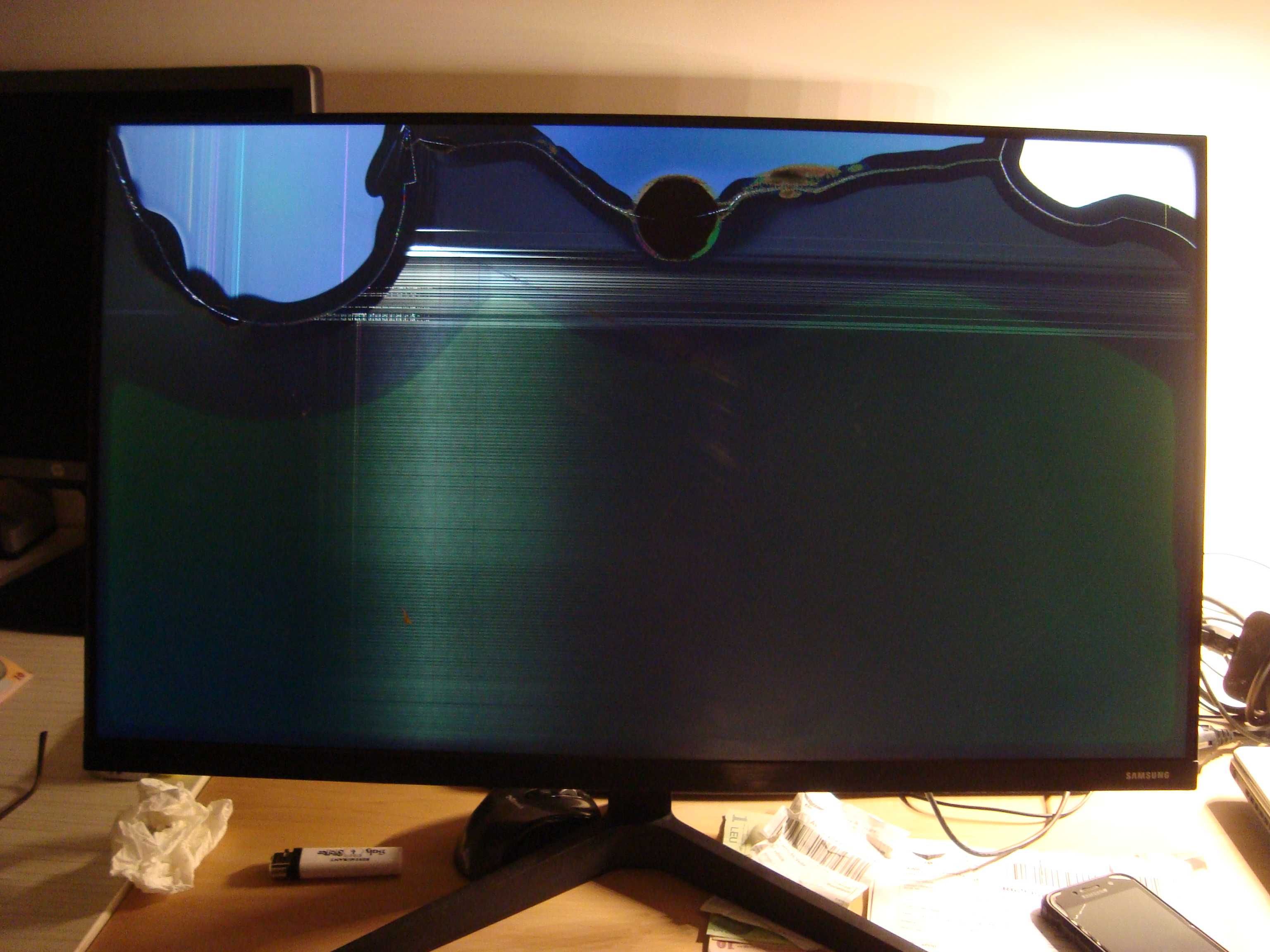 monitor samsung  F27T350FHUXEN  display defect  placa buna ,50 lei