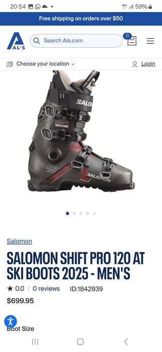 Clăpari salomon shift pro 120