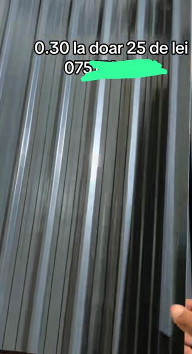 Tabla cutata zincata și color