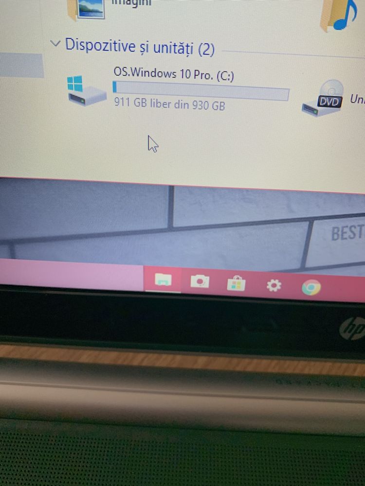 Laptop Hp Slim Display 15,6 Led,8gb ram,1000gb hdd,Windows 10 cu incar