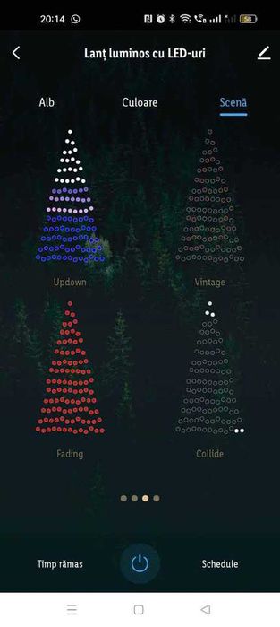 Instalație brad Smart 200 LED – compatibilă Lidl Home&Google Assistant