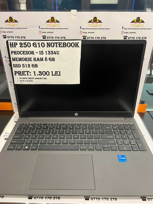 Hope Amanet P13 LAPTOP HP 250 G10 NOTEBOOK