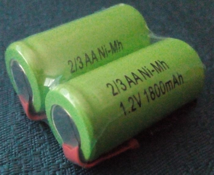 Акумулаторни батерии 2/3AA 1800mAh