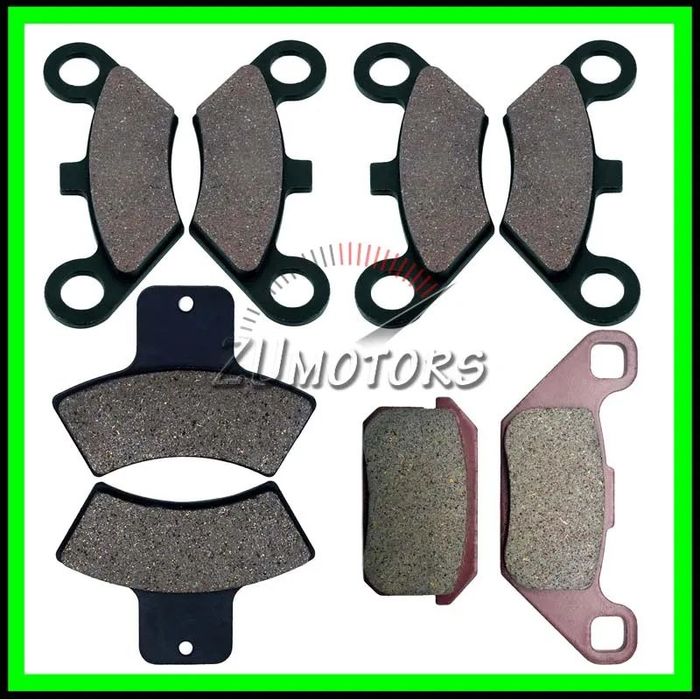 Set Placute Frana atv LINHAI 250 260 275 300 Fata Spate Parcare - 4 Etriere