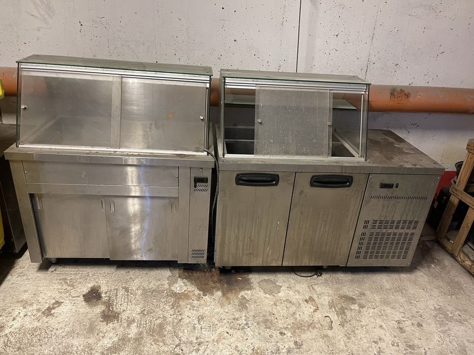 Saladeta - Masa rece 2 usi - Profesionale INOX