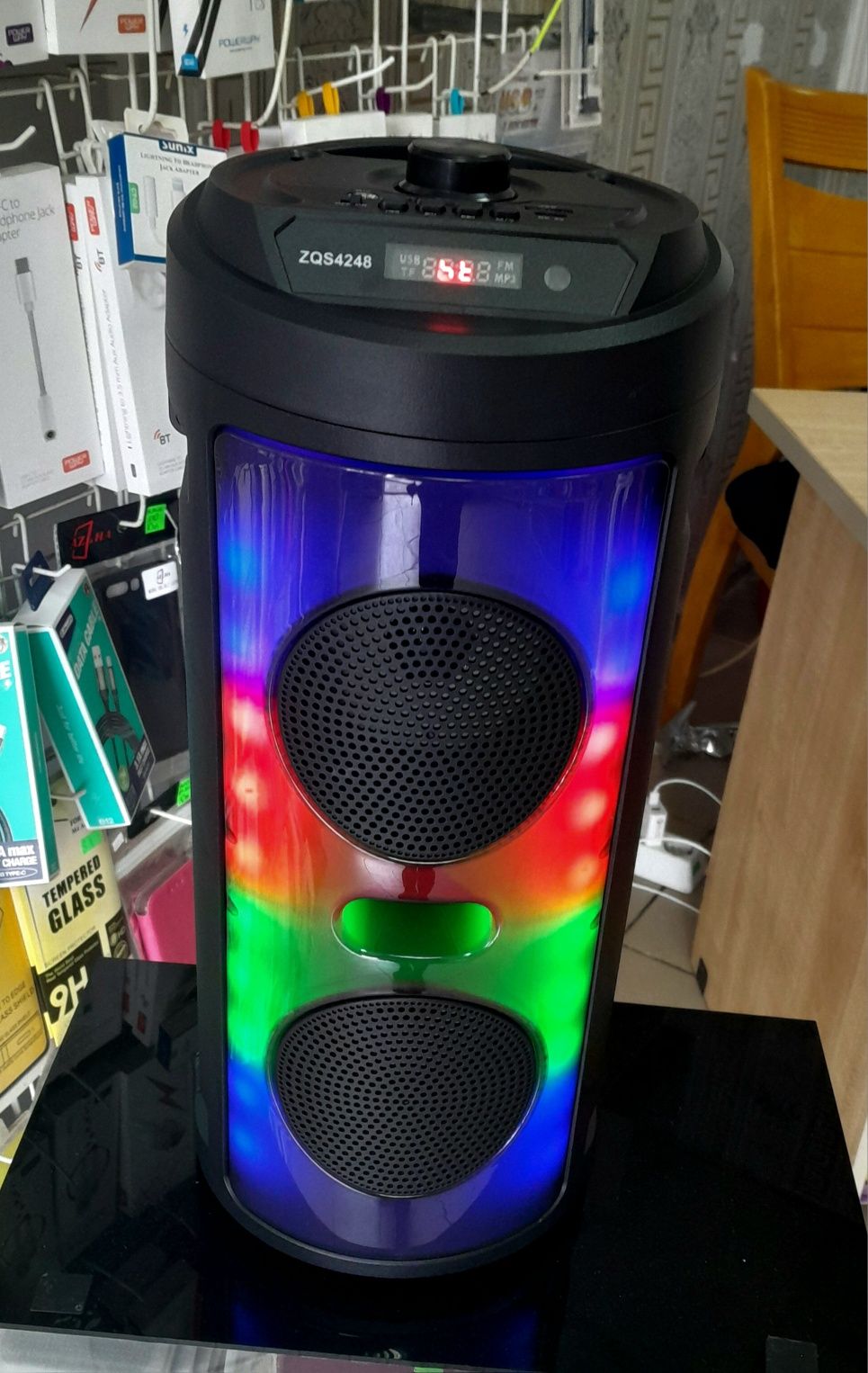 Безжична Караоке Bluetooth Колона 4" 2×8W
