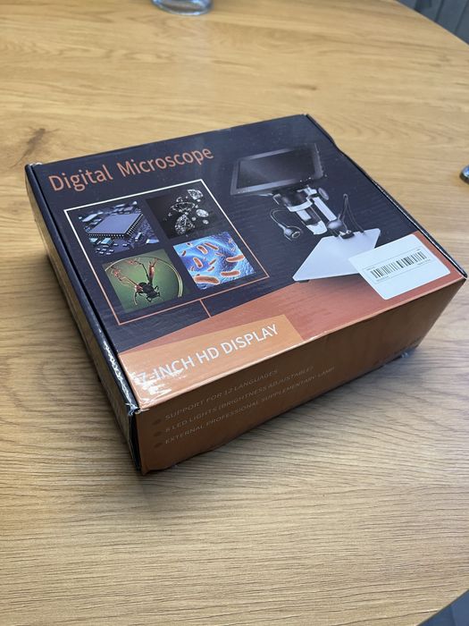 Microscop digital profesional, 7 inch, 16MP, compatibil PC, NOU
