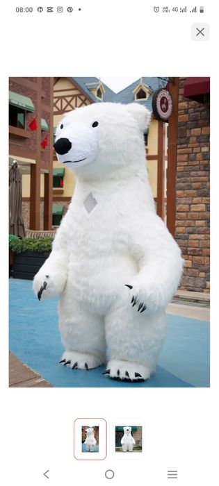 Услуги аниматора, Мишка тедди от 5000тг