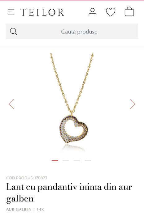 Colier Teilor colecția actuala