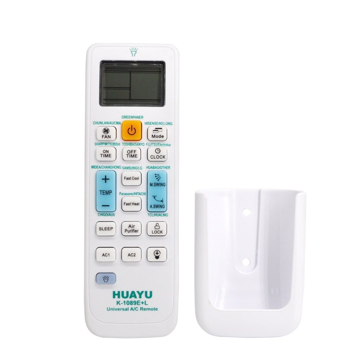 Пульт для кондиционеров (Samsung / LG / Haier и др.) HUAYU K-
1089E+L