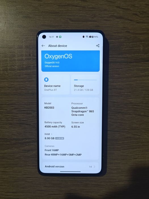 Oneplus 8T 8/128