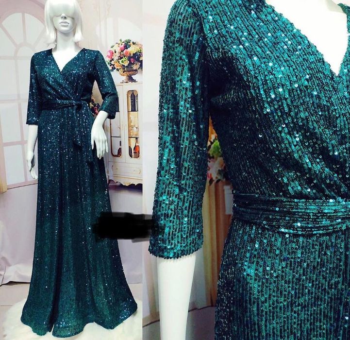 Продам платье изумрудного цвета!