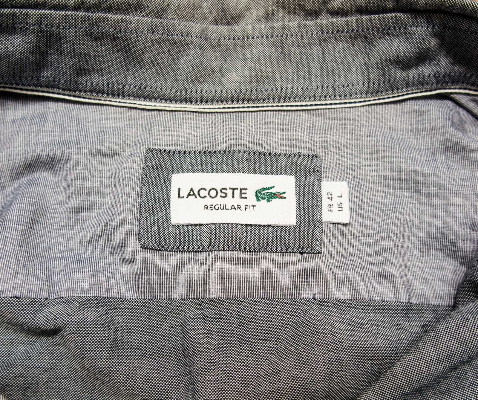 LACOSTE Оригинална мъжка риза размер L