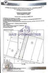 Парцел в София, област-с.Пролеша площ 1599