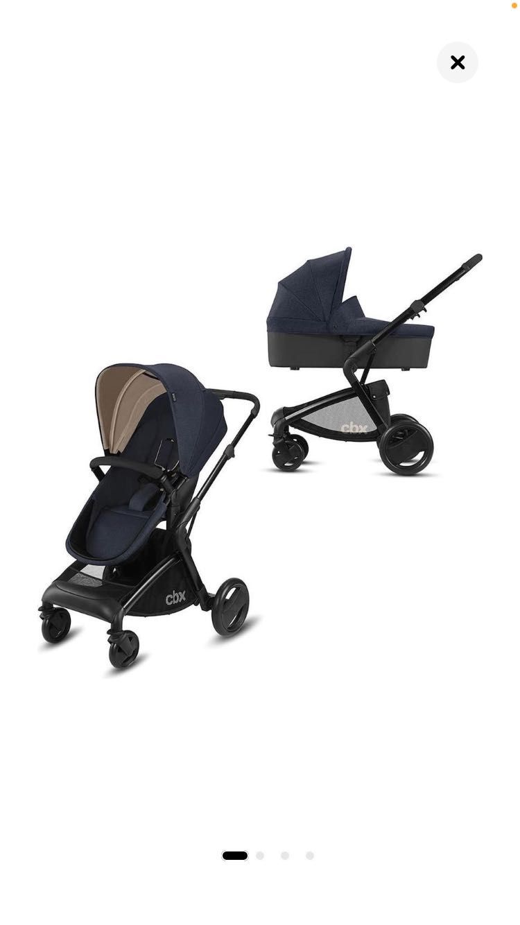 Vând Cybex CBX Bimisi Pure + scoica Cybex Aton 5