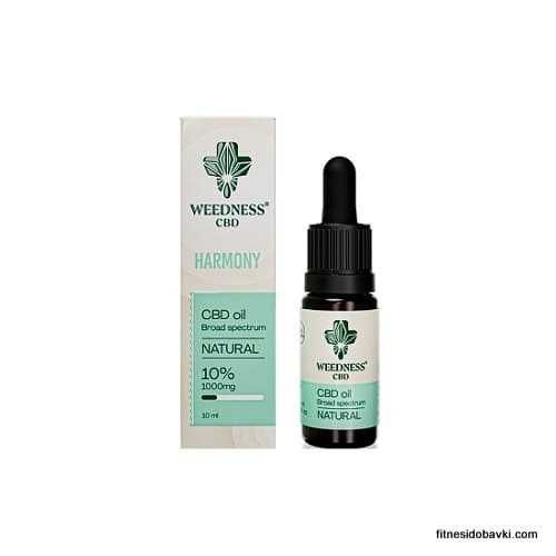 Weedness CBD Harmony CBD Oil 10% Broad Spectrum, 10 мл