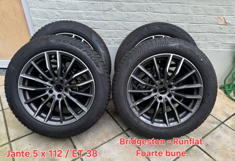 Jante 5 x 112 + Anvelope iarna 6 mm 265 50 19