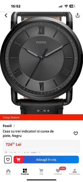 Fossil - Ceas de barbati FS5665 nou, sigilat!