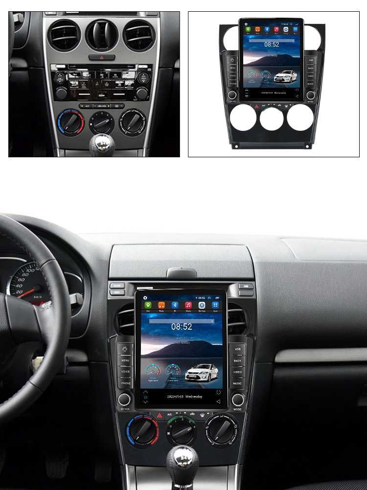 Navigatie Mazda 6 2004-2015,Tesla, Android, 2+32GB ROM,10inch