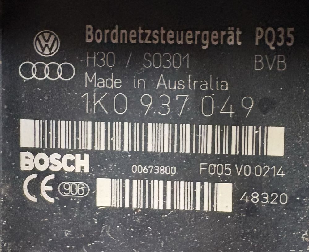 Vw Golf 5 Touran Audi A3 8p 1.9tdi 2.0tdi Комфорт Модул Модули