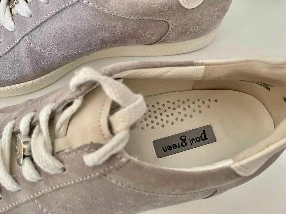 Дамски кецове Paul Green, естествен велур