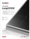 солнечные панели 580w 610w