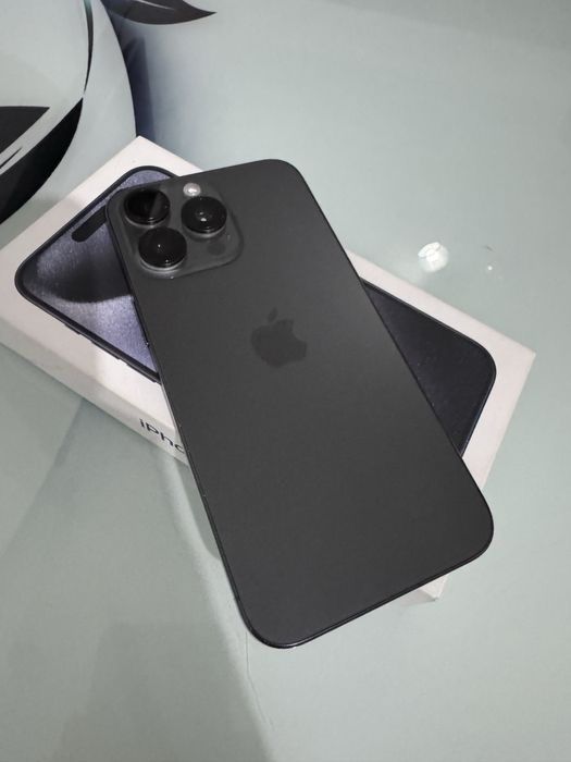 Iphone 15 pro max 256gb full box telefon personal