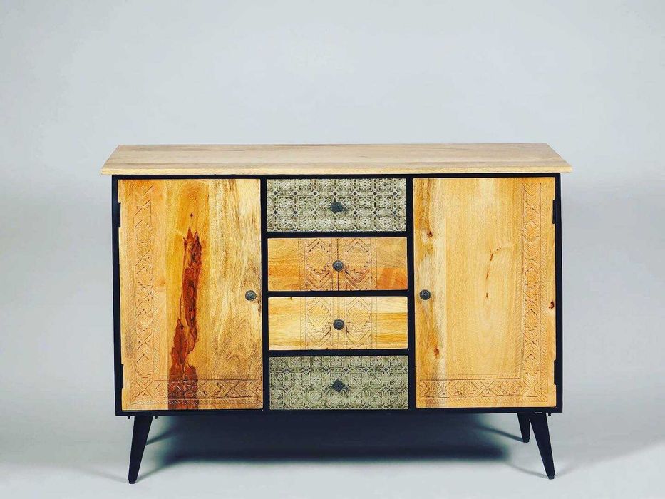 Piesa Mobilier Barracuda | Comoda Designer Lucrata Manual | Lemn Masiv