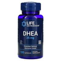 Life Extension, ДГЭА, 25 мг, dhea 25 mg, ДХЭА 25 мг.