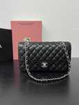 Geanta Chanel Classic 25cm, piele caviar, Premium