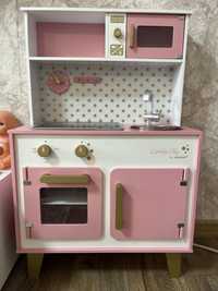 Дървена кухня Janod - Candy Chic, розова
