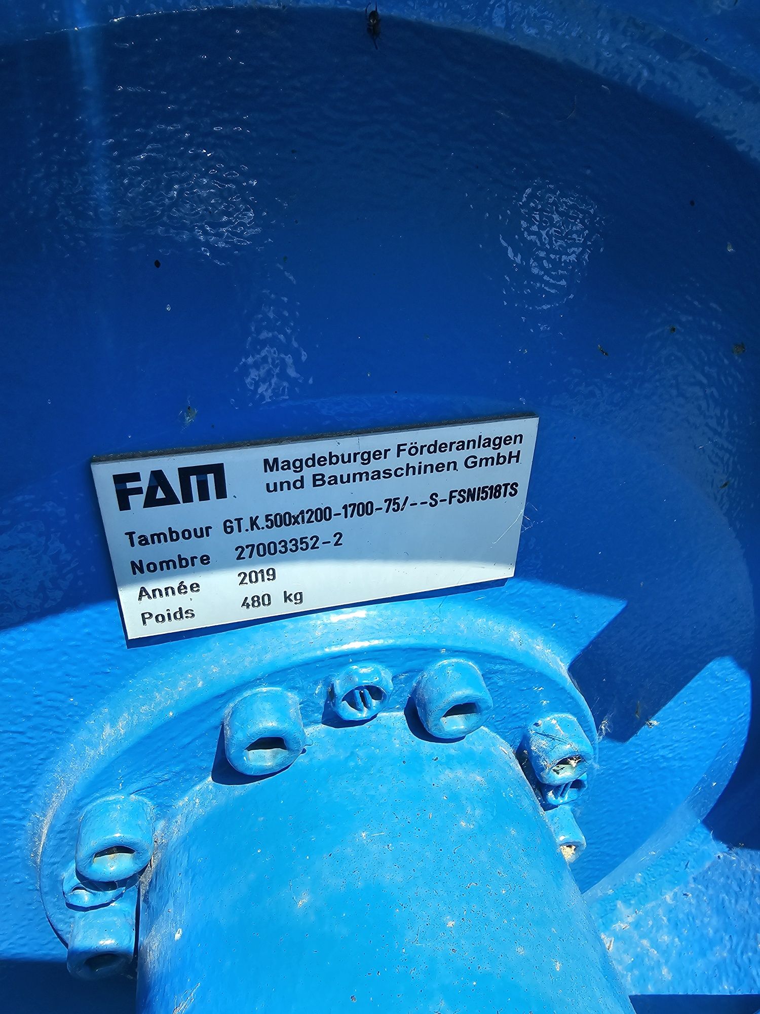 Барабани за ГТЛ -FAM GmbH 1200мм и 2000мм лента