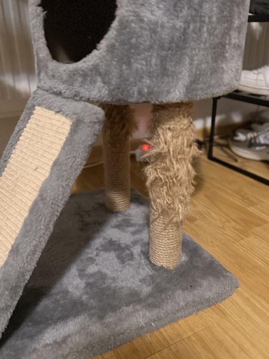 Căsuță supraetajată pt pisici; jucărie pt zgâriat; pat suspendat