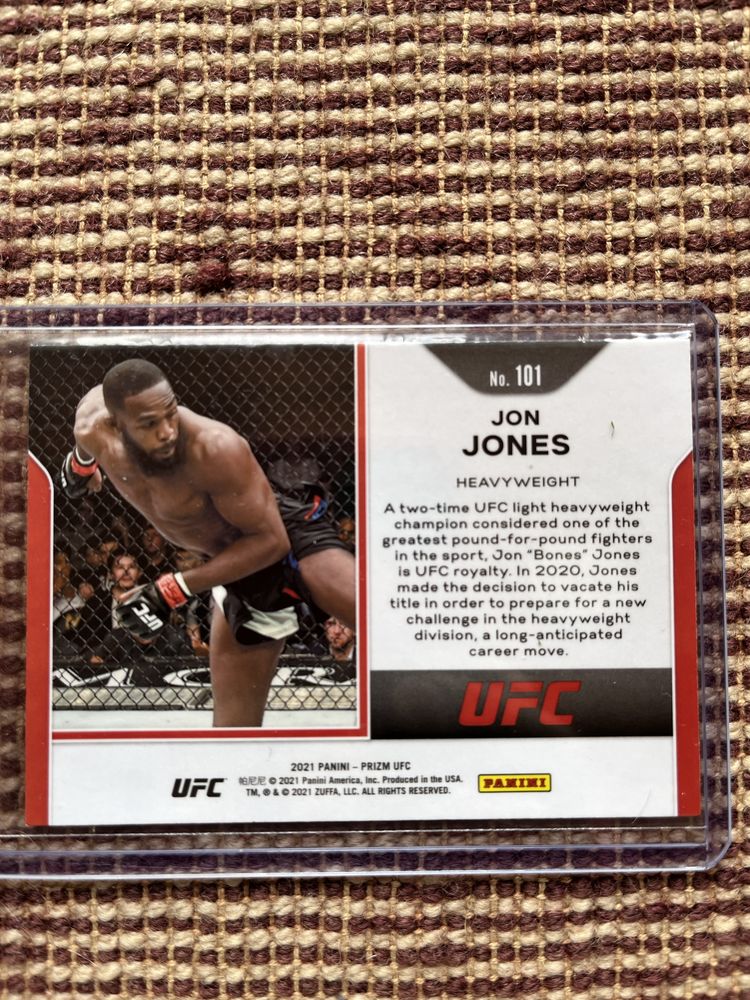 UFC 2021 Debut edition trading cards Panini Prizm