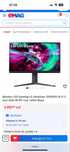 Monitor LG 32’ 4K 144hz HDR