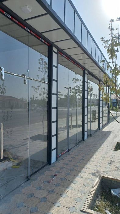 Каленное стекло 10 мм стеклянные перегородки калит ойна