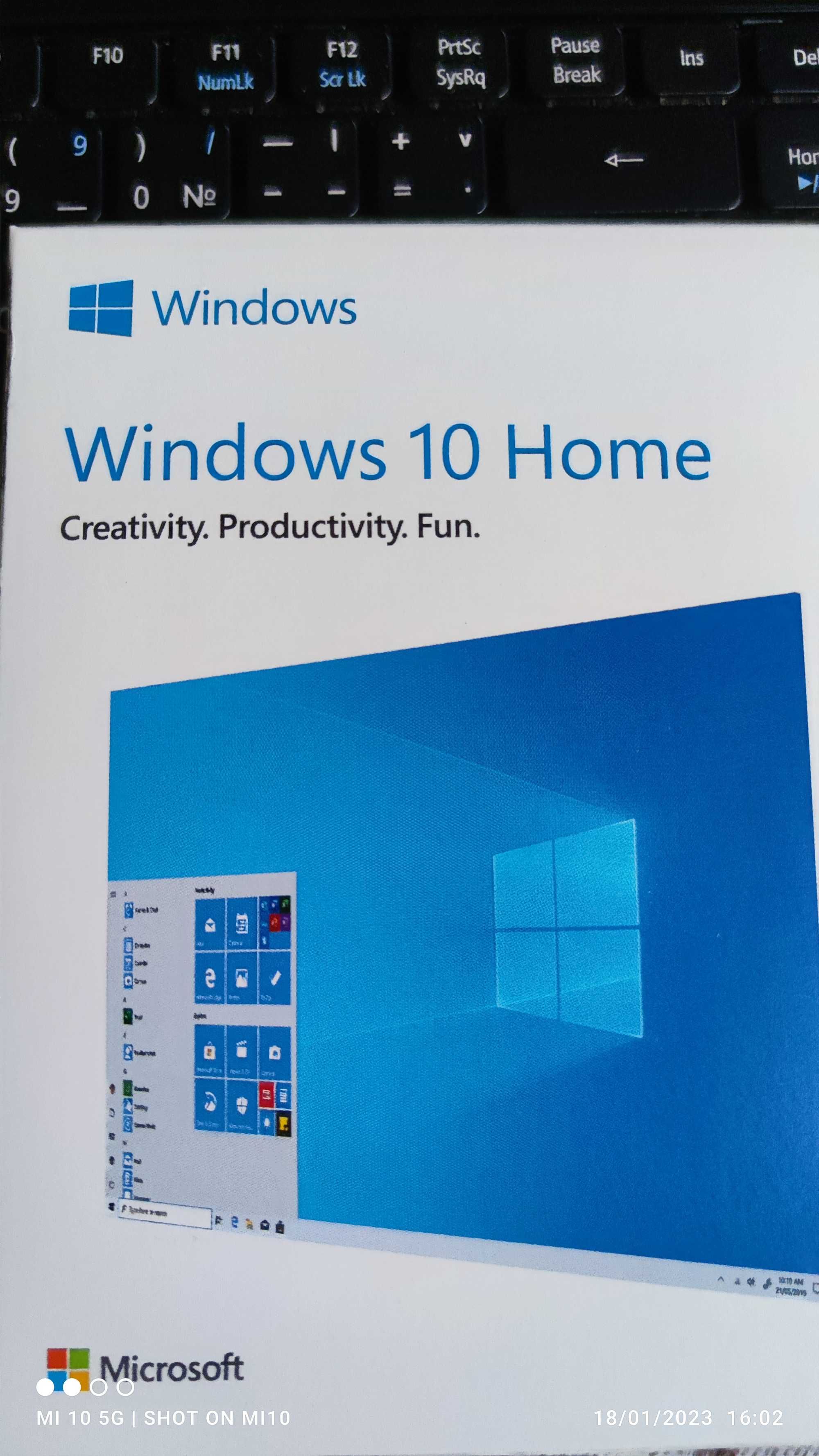 Продавам  Windows 10 home