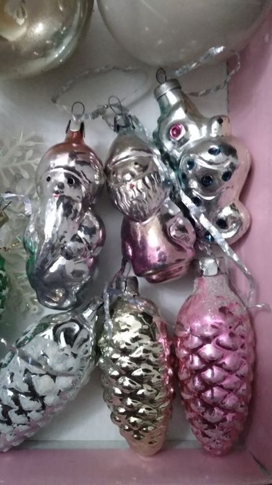 Ёлочные игрушки  СТЕКЛЯННЫЕ