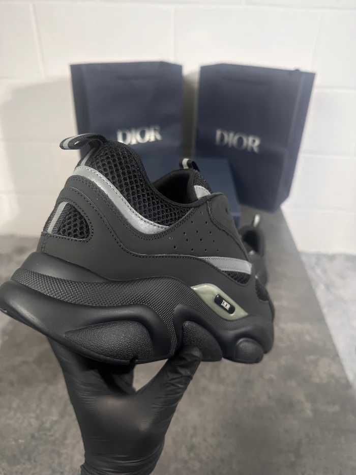 (40-46 номер) Dior B22 Classic Black (reflective)
